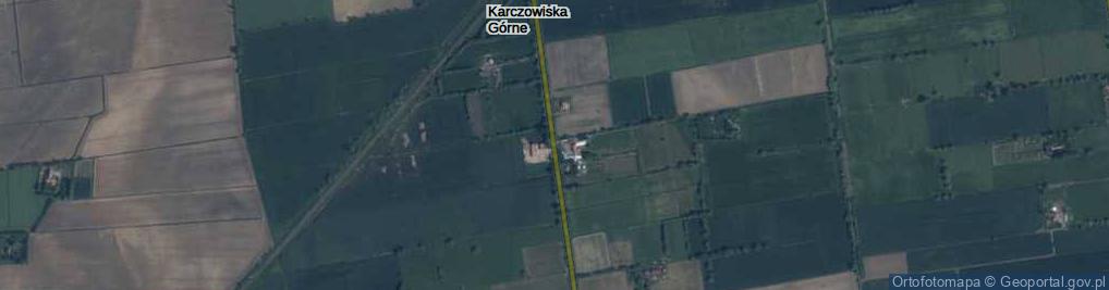 Zdjęcie satelitarne Karczowiska Górne ul.